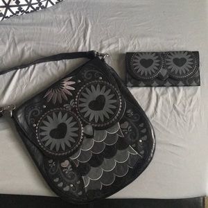 LOUNGEFLY crossbody purse & wallet
